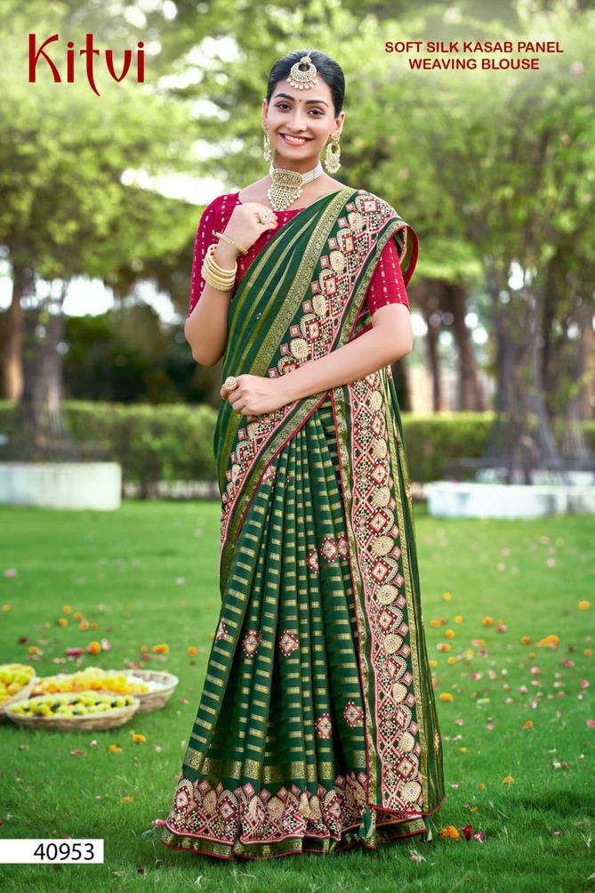 Kitvi  By 5D Designer Weaving Soft Silk Sarees Suppliers In Delhi